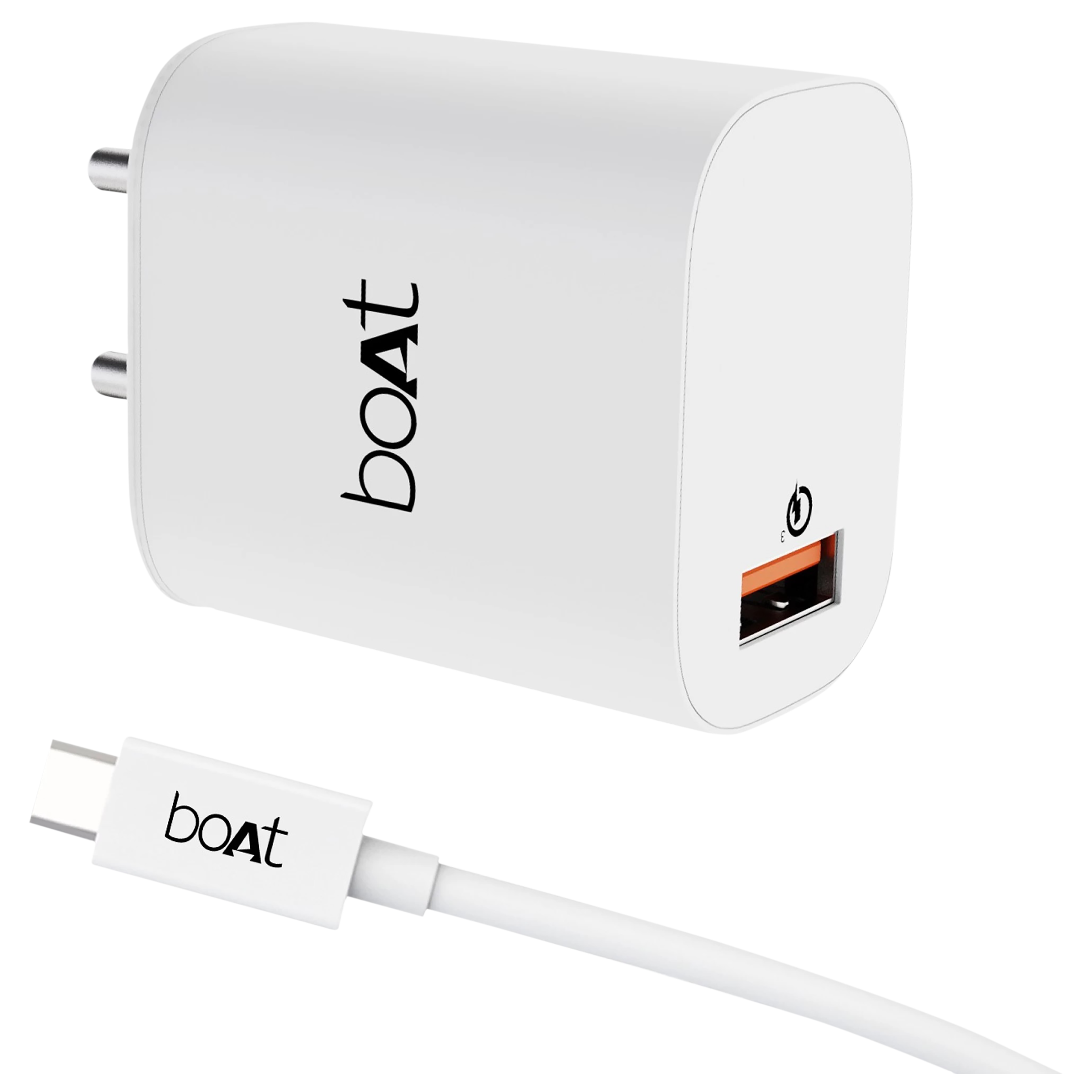 Buy boAt WCD 18W Type A Fast Charger (Type A to Type C Cable, Smart IC